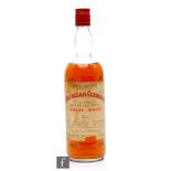 A bottle of Macallan-Glenlivet, pure Highland Malt Liqueur whisky, distilled 1937, bottled by Gordon