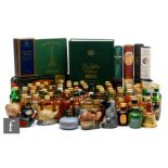 A collection of whisky miniature and presentation packs, to include The Balvenie, The Distiller's