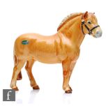 A Beswick Norwegian Fjord Horse, model 2282, printed circular mark, restored.