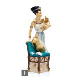 A Royal Doulton figure Egyptian Queen Nefertiti HN3844.