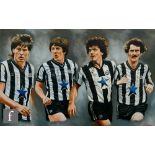 MARK SCORER (CONTEMPORARY) - Newcastle United Legends - Chris Waddle, Peter Beardsley, Kevin