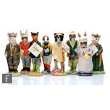 A set of eight Beswick figures from the English Country Folk series comprising Huntsman Fox ECF1,