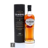 A bottle of Tamdhu single malt whisky, 10 years aged.