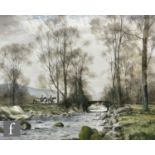 WALTER ROBIN JENNINGS (1927-2005) - 'River Ride', watercolour, signed, titled verso, bears artist'