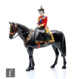 A Beswick Trooping the Colour model of Queen Elizabeth on a Burmese, printed mark, numbered 209 from