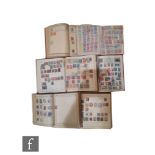 A collection of British, Commonwealth and world postage stamps, mainly 20th Century but also some