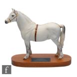 A Beswick Connoisseur model of Champion, Welsh Mountain Pony Gredington Simwnt 3614 owned by The