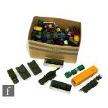 A collection of assorted diecast models, to include Dinky, Corgi, Matchbox and others, some military