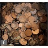 Assorted George VI to Elizabeth II copper coinage including a large quantity of British West