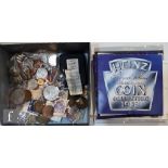 An Elizabeth II 2000 Millennium five pound coin and stamp set, other single coin proof sets, also