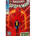 AFTER STAN LEE - 'The Amazing Spider-Man #50', giclee print on canvas, signed in ink, H/C (HORS