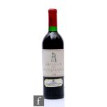 One bottle of 1966 Grand Vin De Chateau Latour Premier Grand Cru Classe, retailers label John Harvey
