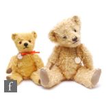 Two Teddy Bears of Witney, Ted, curly golden mohair, height 34cm, and Witney 2006 Bear, both with