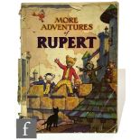 A More Adventures of Rupert, 1942 annual, damaged.