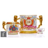 A 1953 Paragon limited edition twin handled loving cup commemorating the Coronation of Queen