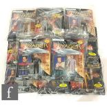 A collection of Playmates Star Trek action figures, to include Voyager, comprising Lieutenant Tuvok,