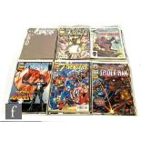 A collection of mostly modern age Marvel comic books, to include Spider-Man The Lost Years, The