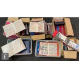 An extensive collection of Great Britain, Commonwealth and world postage stamps, used, mainly 20th