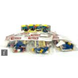 A collection of Lego, 1610, 1631 x 2, and 1630, and a selection of Tente construction toys from a