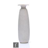 A contemporary Bruce Mervyn Chivers studio pottery vase of slightly swollen form with a flared