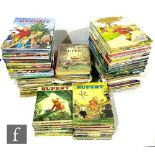 A collection of assorted Rupert annuals, 1937-1939, 1946-1949, 1951-1954, 1956-1963, 1965, 1966,