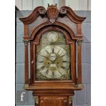 A late 18th to early 19th Century mahogany longcase clock by Baddley Tong, the eight day striking