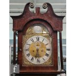 An early 19th Century oak and mahogany crossbanded longcase clock by Owen Birmingham, enclosed by