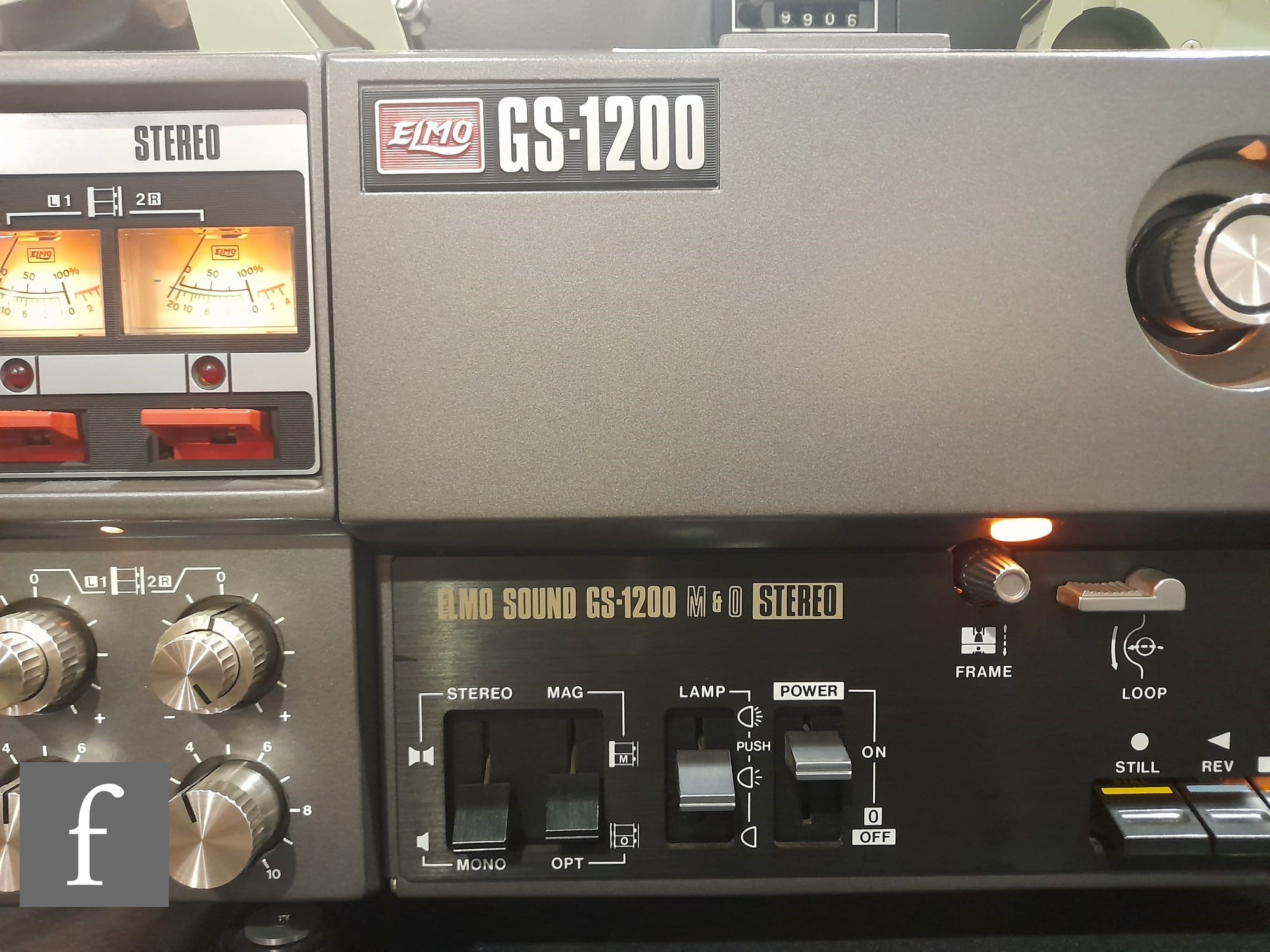 An ELMO GS 1200 Stereo Sound Film Projector, with f/12.5mm-30mm lens, together with the - Image 2 of 3