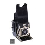 A Newman & Guardia Folding Reflex Camera, circa 1921-30, serial No. 110300, Ross London Lens 4.5