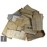 A collection of 18th and 19th Century Black Country and Midlands indentures, wills and testaments