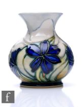 Vicky Lovatt - Moorcroft Pottery - A small vase of squat ovoid form, shape M1/3, decorated in the