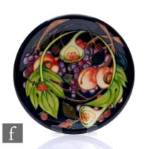 Emma Bossons - Moorcroft Pottery - A plate of circular form, shape 783/10, decorated in the Queen'