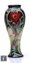 Rachel Bishop - Moorcroft Pottery - A vase of baluster form, shape 75/8, decorated in the Fallow