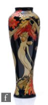 Kerry Goodwin - Moorcroft Pottery - A vase of slender baluster form, shape 121/10, decorated in