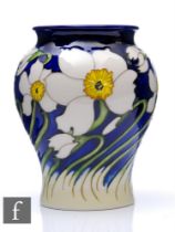 Kerry Goodwin - Moorcroft Pottery - A vase of baluster form, shape 146/7, decorated in the Summer