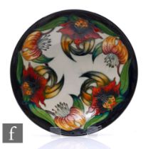 Nicola Slaney - Moorcroft Pottery - A bowl of high sided circular form, shape 201/10, decorated in