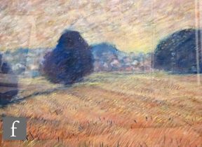 Thomas Ashby, RBSA (Contemporary) - 'Orchard Fields', pastel drawing, signed and titled verso,