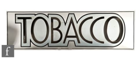 Unknown - A period 1930s Art Deco advertising display sign in chrome plated letters reading '