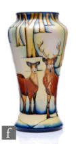 Sandra Dance - Moorcroft Pottery - A vase decorated in the Wild Highlanders pattern, numbered 34