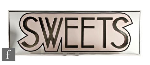 Unknown - A period 1930s Art Deco advertising display sign in chrome plated letters reading