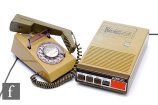 GPO Telephones - A 1970/80s Trim phone, sold together with GMTC XK-2100 answerphone machine.