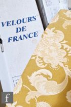 Velours de France - A collection of original vintage dead stock flock wall paper circa late 1970s,