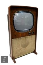 Pam - A 1960s model 804 floor standing television in walnut veneered case, height 90cm.
