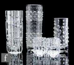 Frantizek Peceny - Sklo Union/Hermanova Hut - A mid 20th Century Czech clear crystal candle wax