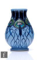 Nicola Slaney - Moorcroft Pottery - A small vase of ovoid form with flared neck, shape 7/2,