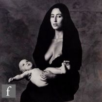 Clive Arrowsmith (Born 1949) - Mother and Child, monochrome photograph, signed in ink and dated '93,