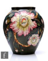 Debbie Hancock - Moorcroft Pottery - A large vase of shouldered ovoid form with everted rim, shape