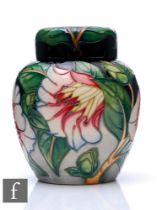 Philip Gibson - Moorcroft Pottery - A trial lidded ginger jar of shouldered ovoid form, shape 796,