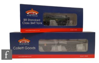 Two OO gauge Bachmann DCC Ready BR locomotives, 32-311 0-6-0 black Collett Goods 2259 and 31-976 2-