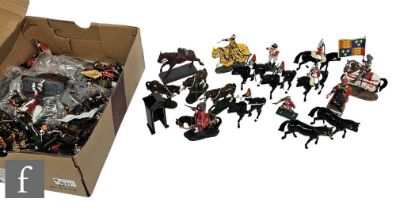 A collection of assorted Britains toy soldiers, all modern issues, with a selection of soldiers by